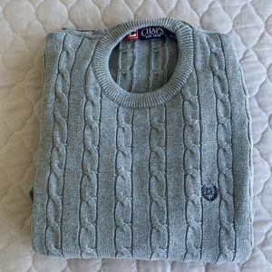 Men’s large Chaps cable sweater-New without tags